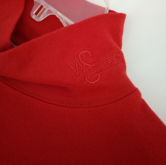 ⭐3/$30 Willi Smith Red Turtleneck 100% Cotton XXL - Picture 2 of 7